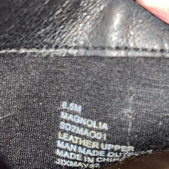 Splendid Women's Boots Size 8.5M Black Leather Upper Ankle Back Zip "Magnolia" - Picture 8 of 8